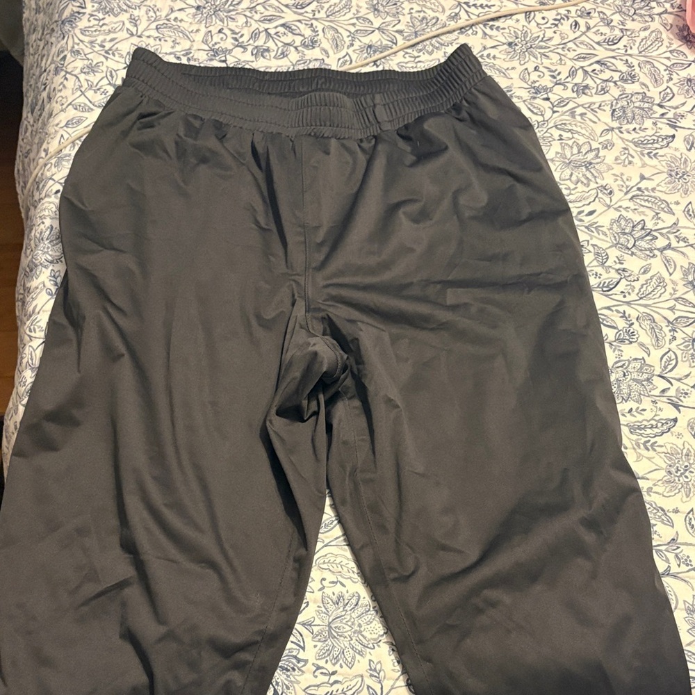 Grey cheer warm up pants